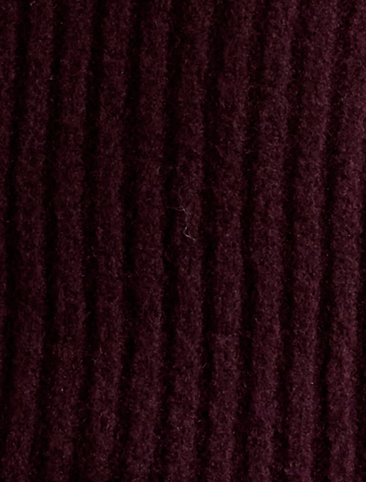 Ashley Ribbed Knit Bardot Top Deep Plum