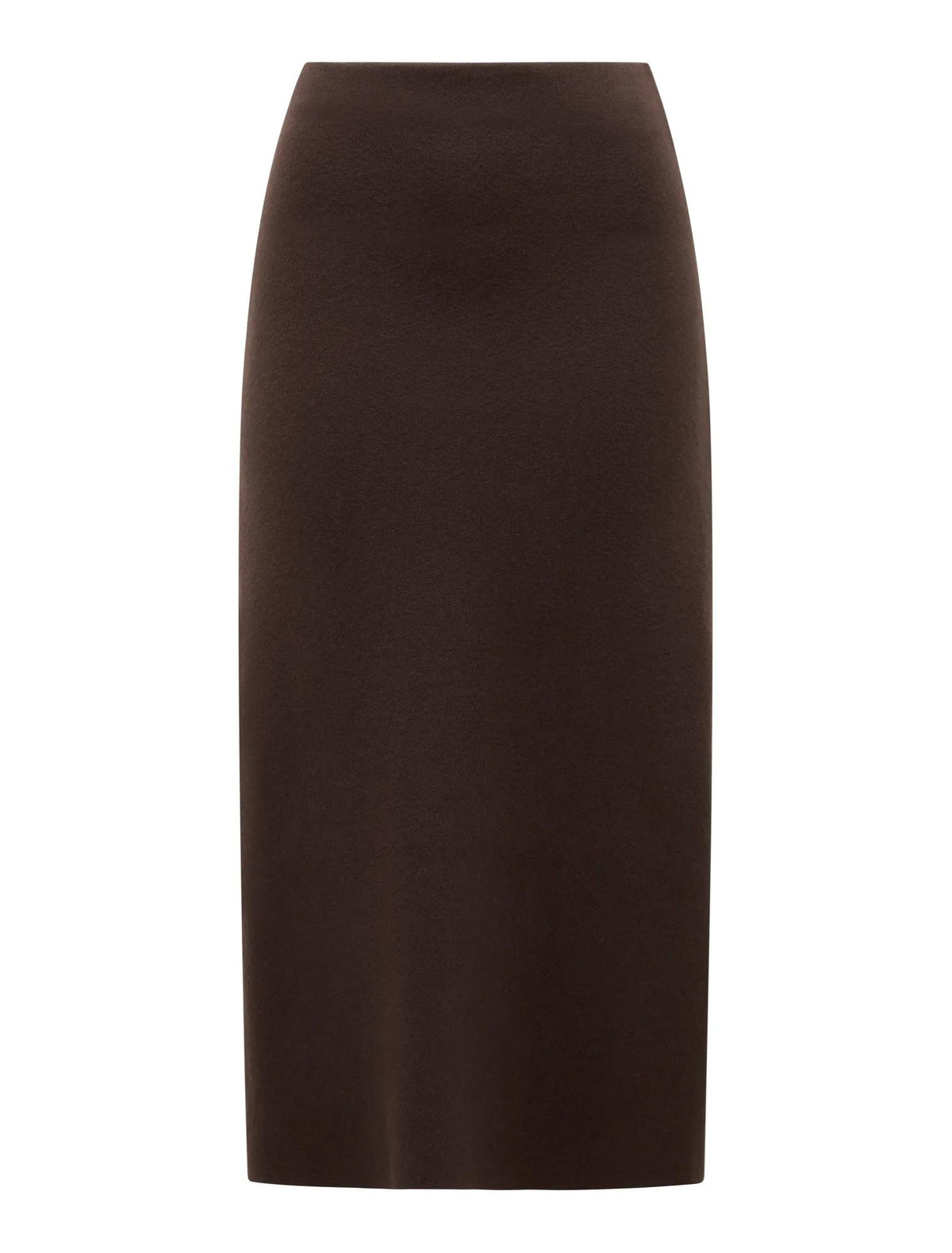 Ally Knitted Midi Skirt Chocolate_mannequin