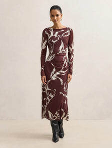 Ally Petite Long Sleeve Midi Sable Moselle