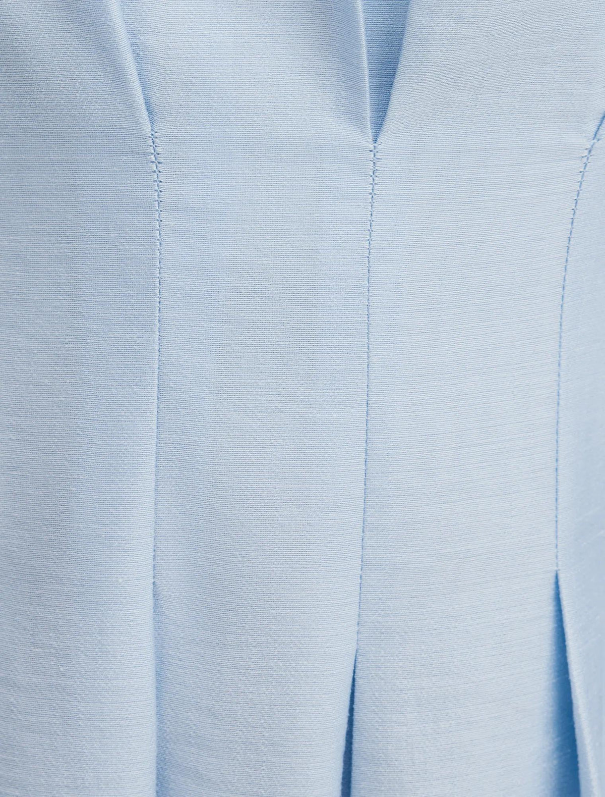Everly Seam Detail Midi Dress Powder Blue