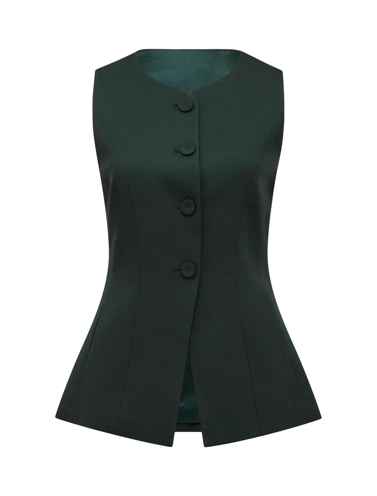 Hendrix Long Waistcoat Emerald Green Suit