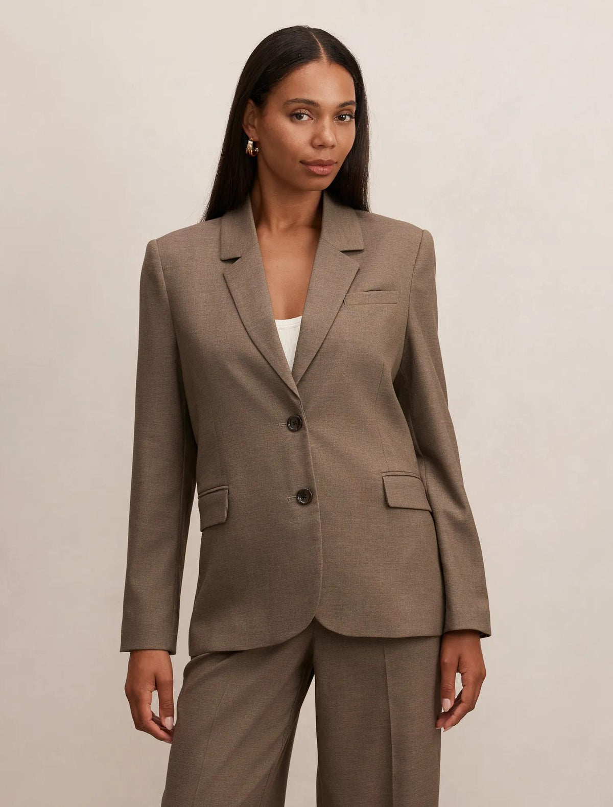 Rhiannon Single Breasted Blazer Burnt Sage Suit