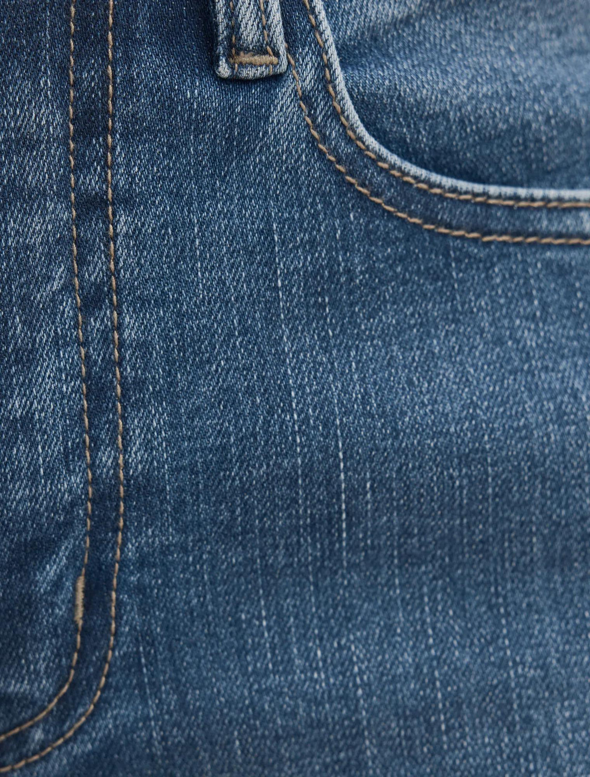 Yasmin Slim Wide Leg Jeans Mid Wash