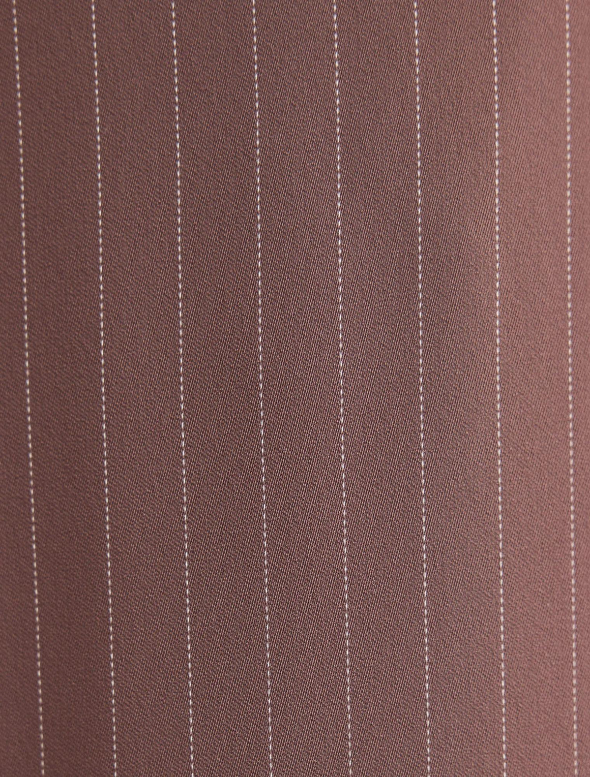Willow Wide Leg Pants Mocha Pinstripe Set