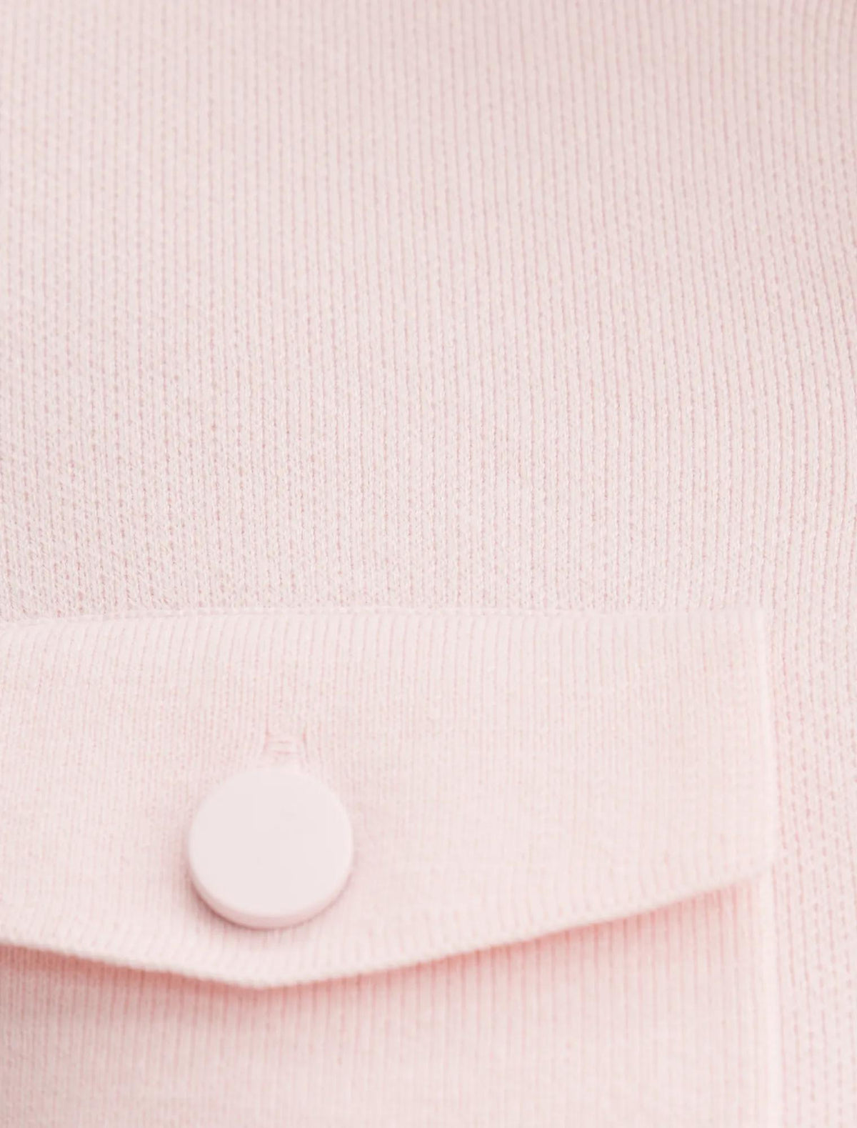 Aria Pocket Detail Cardigan Soft Pink Co Ord