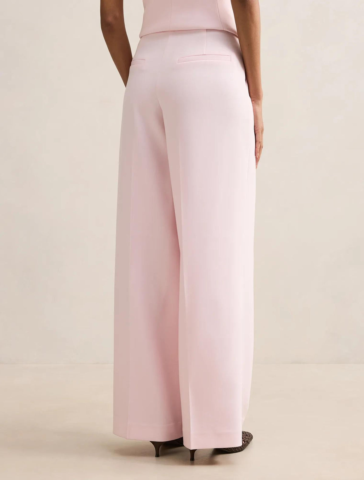 Veda Petite Wide Leg Pant Cherry Blossom Suit