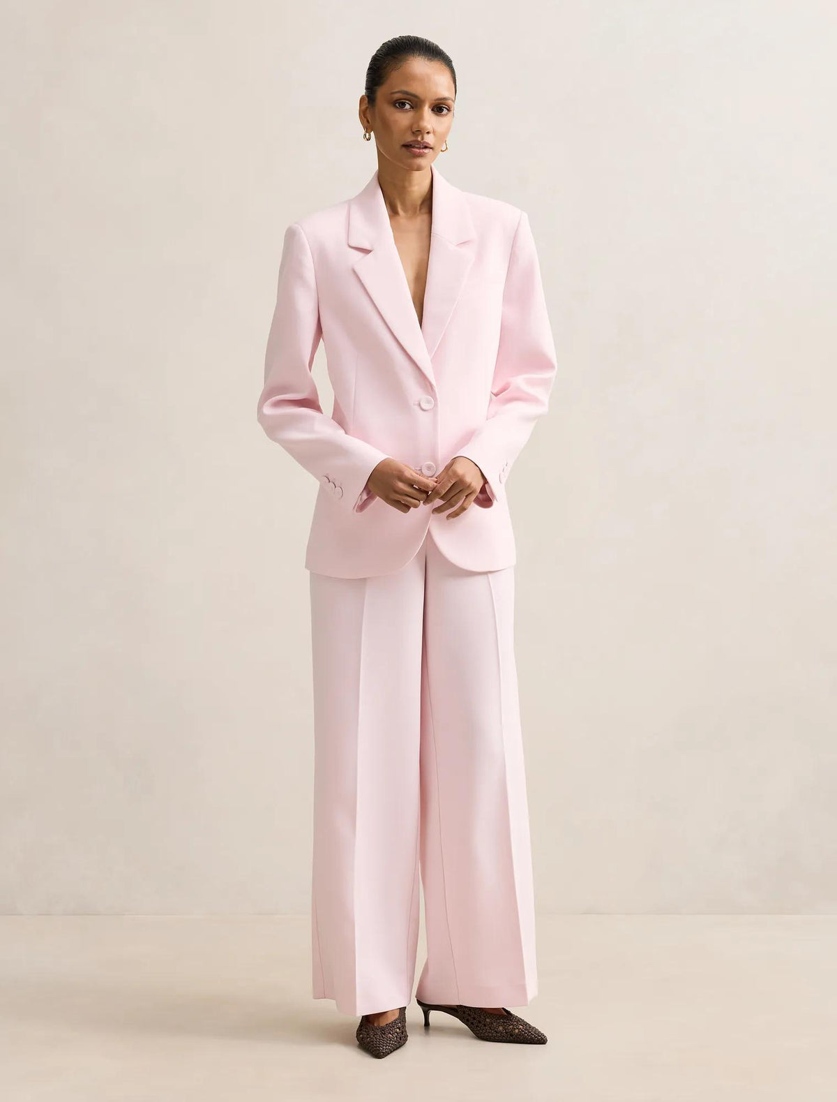 Veda Petite Single Breasted Blazer Cherry Blossom Suit