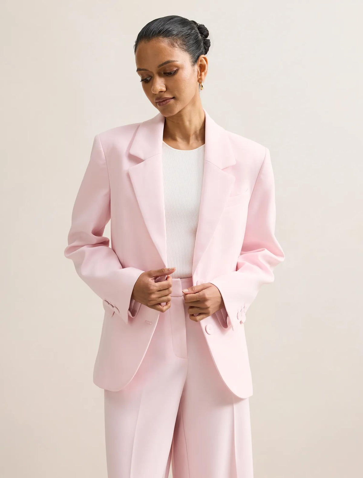 Veda Petite Single Breasted Blazer Cherry Blossom Suit