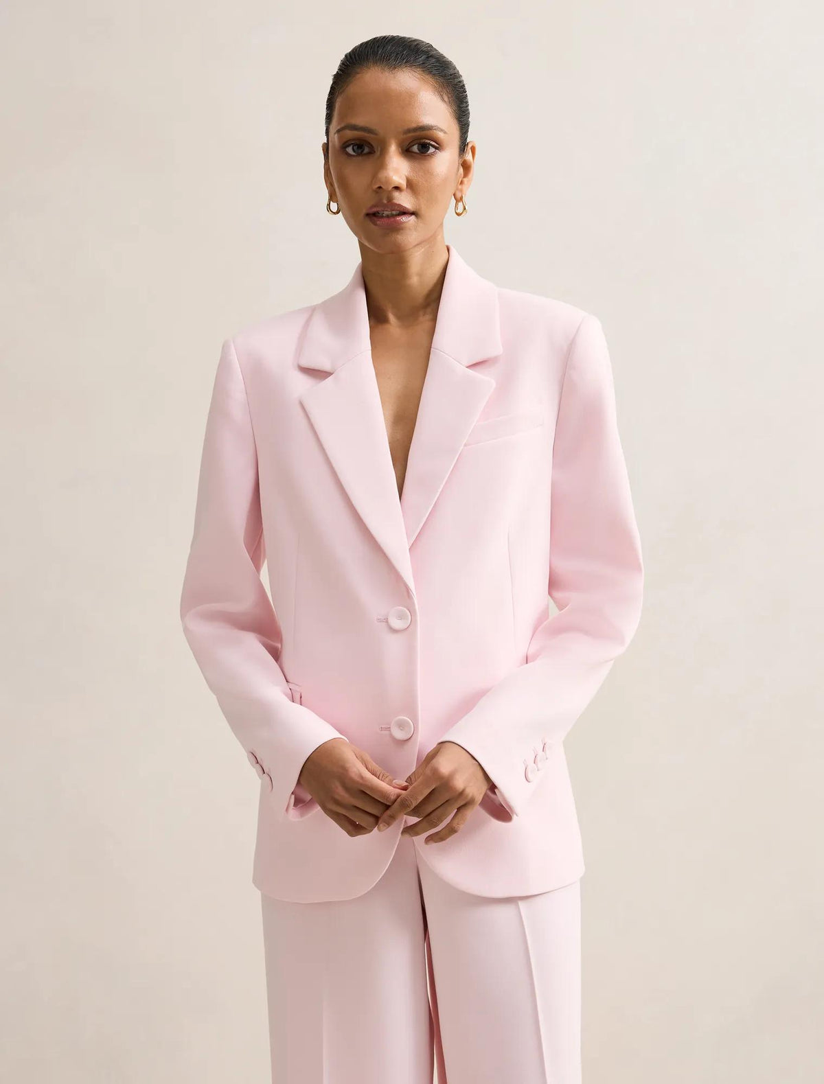 Veda Petite Single Breasted Blazer Cherry Blossom Suit
