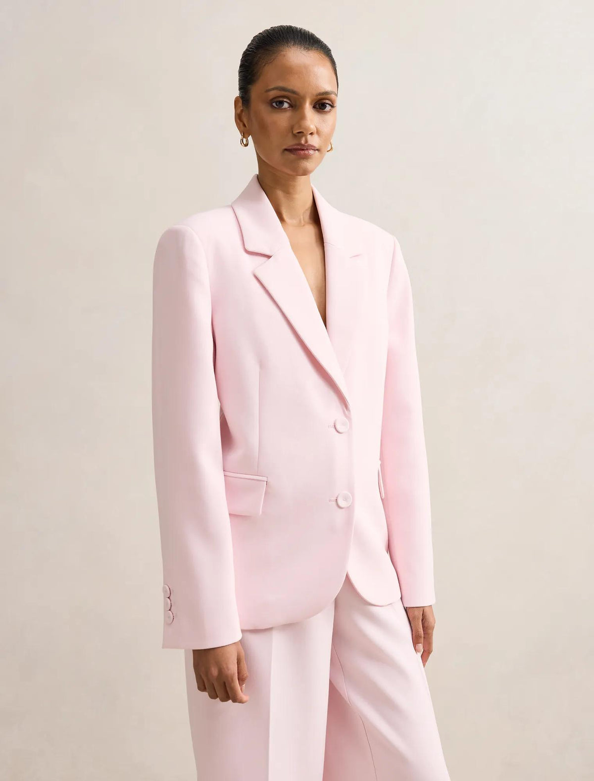 Veda Petite Single Breasted Blazer Cherry Blossom Suit