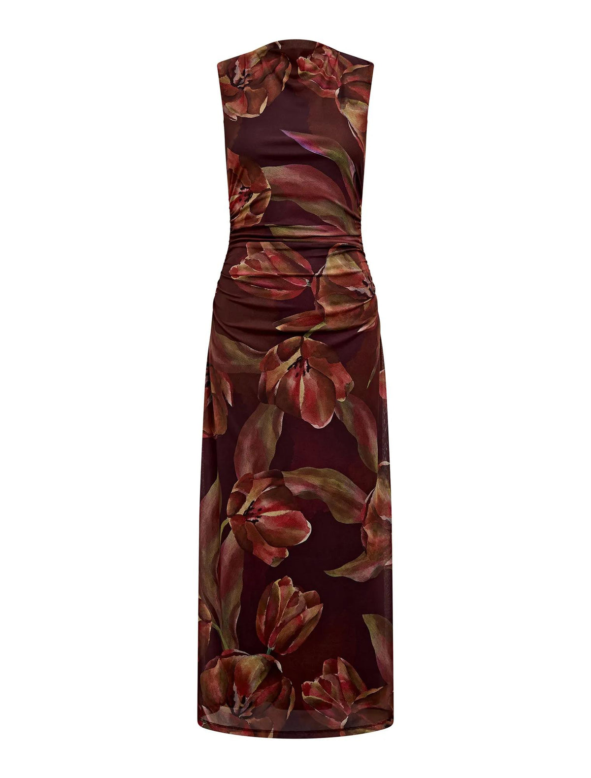 Allegra Mesh Midi Dress Bruny Floral_mannequin