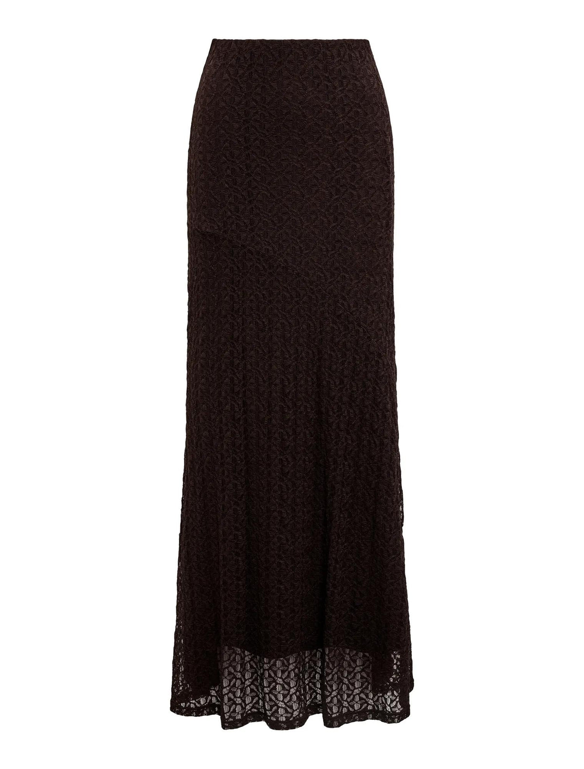 Tahlia Lace Maxi Skirt Chocolate Co-ord_mannequin