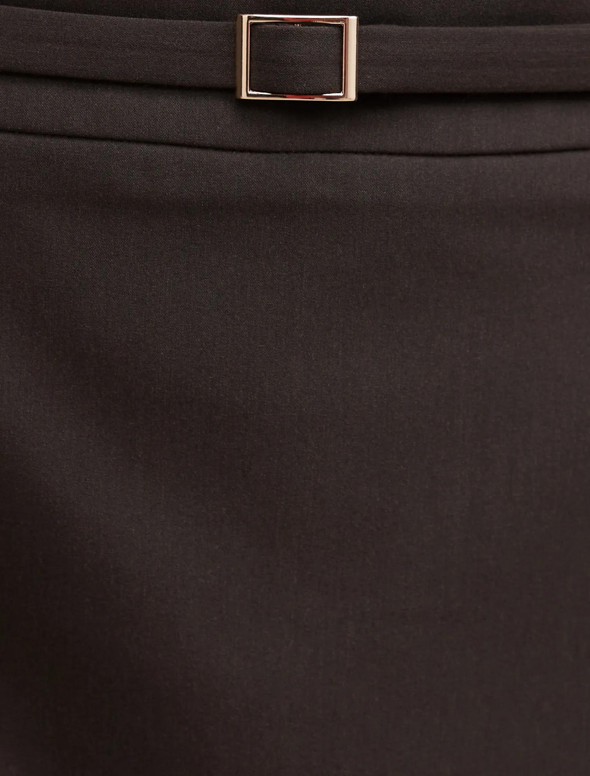 Eloise Belted Mini Skirt Chocolate