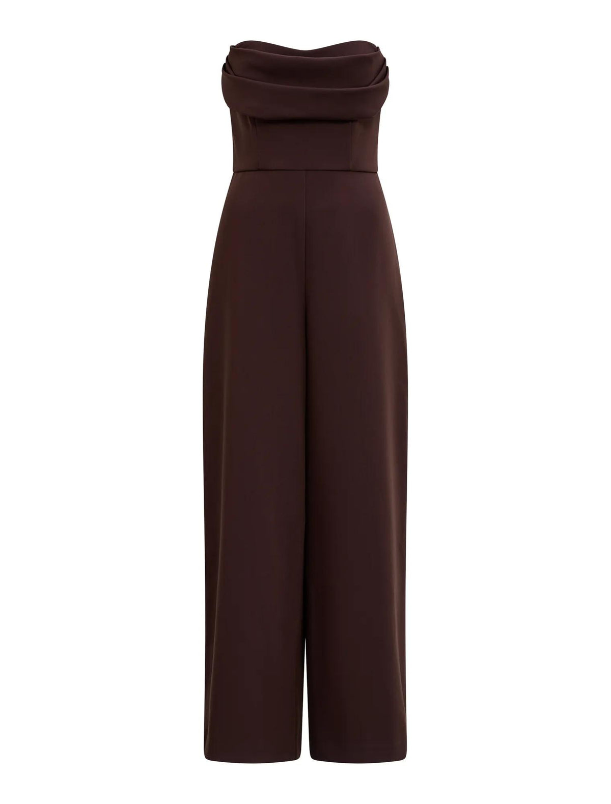 Shelly Petite Corset Jumpsuit Dark Chocolate_mannequin
