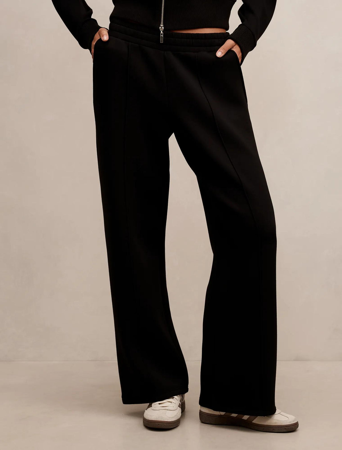 Hunter Wide Leg Lounge Pant Black