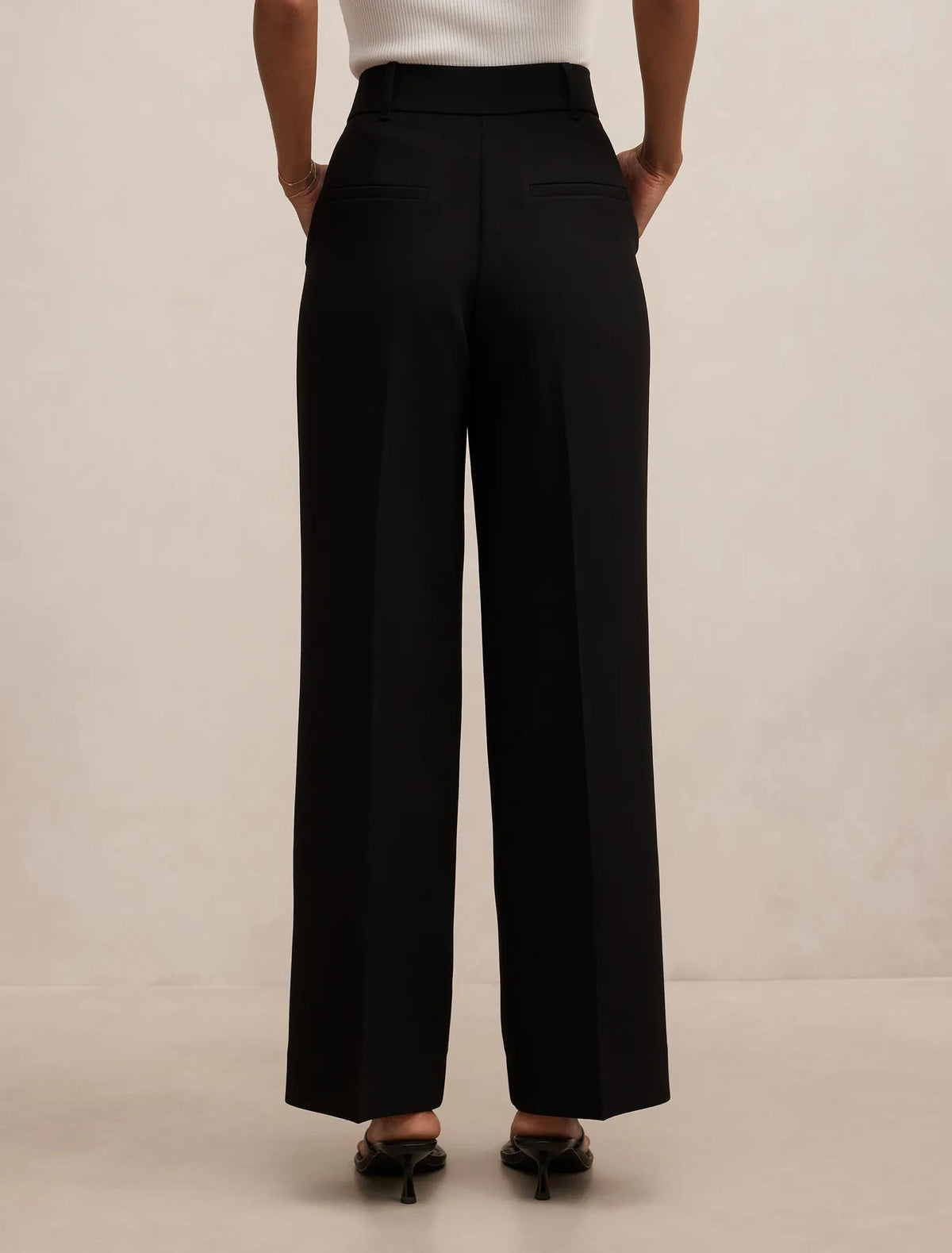 Ada Petite Straight Leg Pant Black