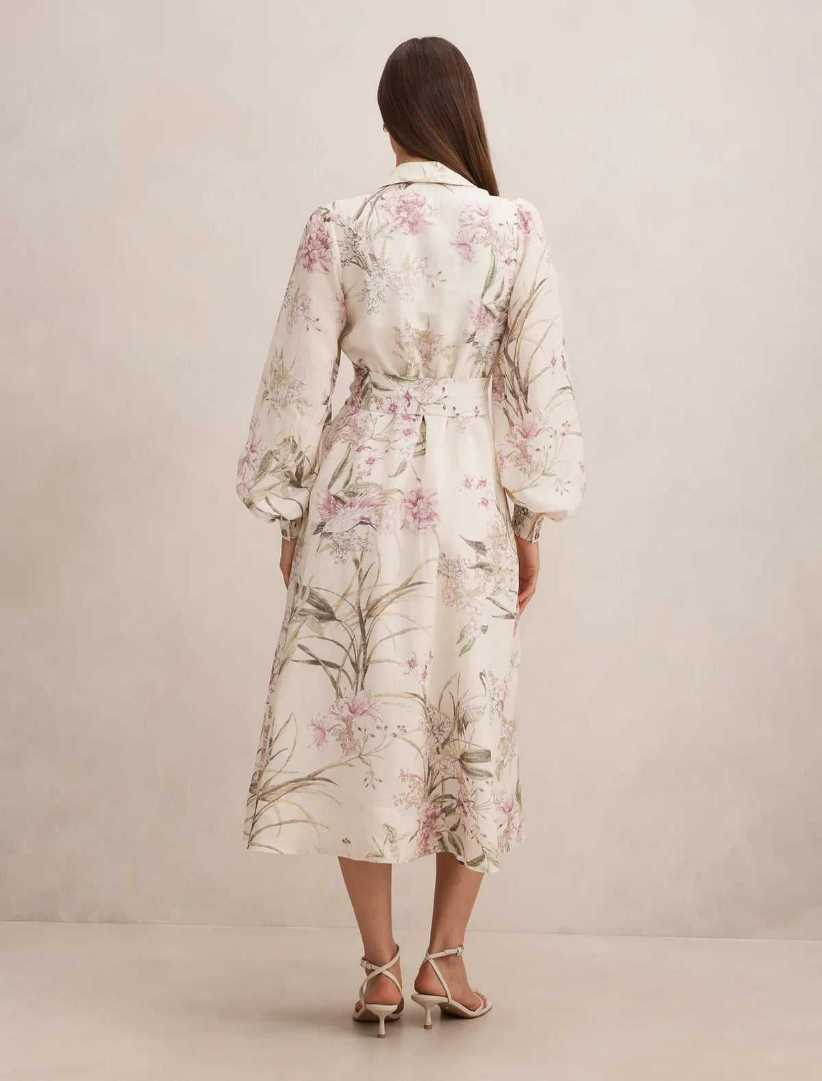 Hazel Shirt Midi Dress Petalbrook Floral