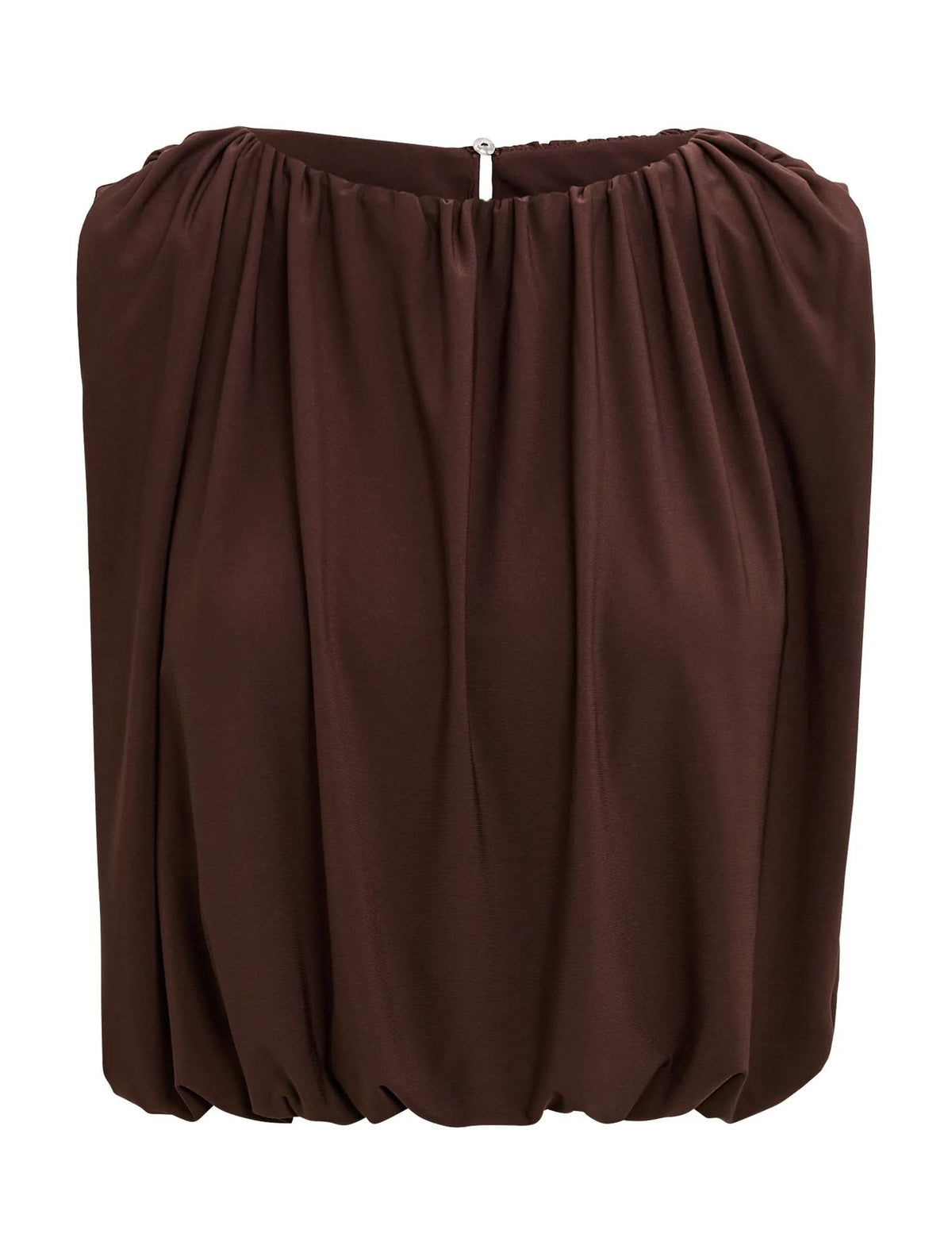 Sutton Sleeveless Bubble top Milk Chocolate co-ord_mannequin