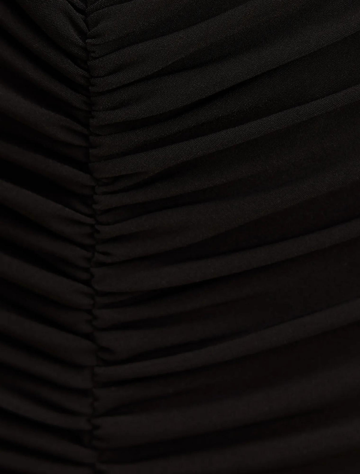 Ania Ruched Bardot Maxi Dress Black