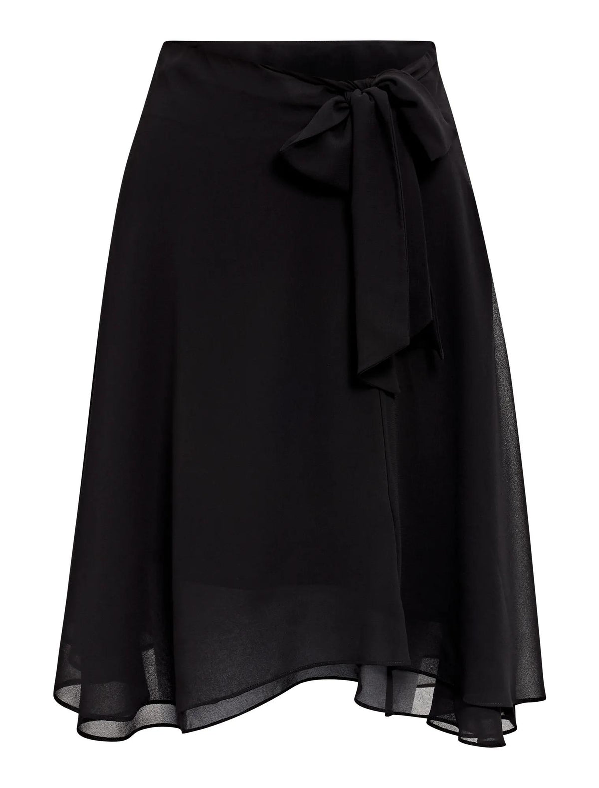 Rae Tie Midi Skirt Black_mannequin