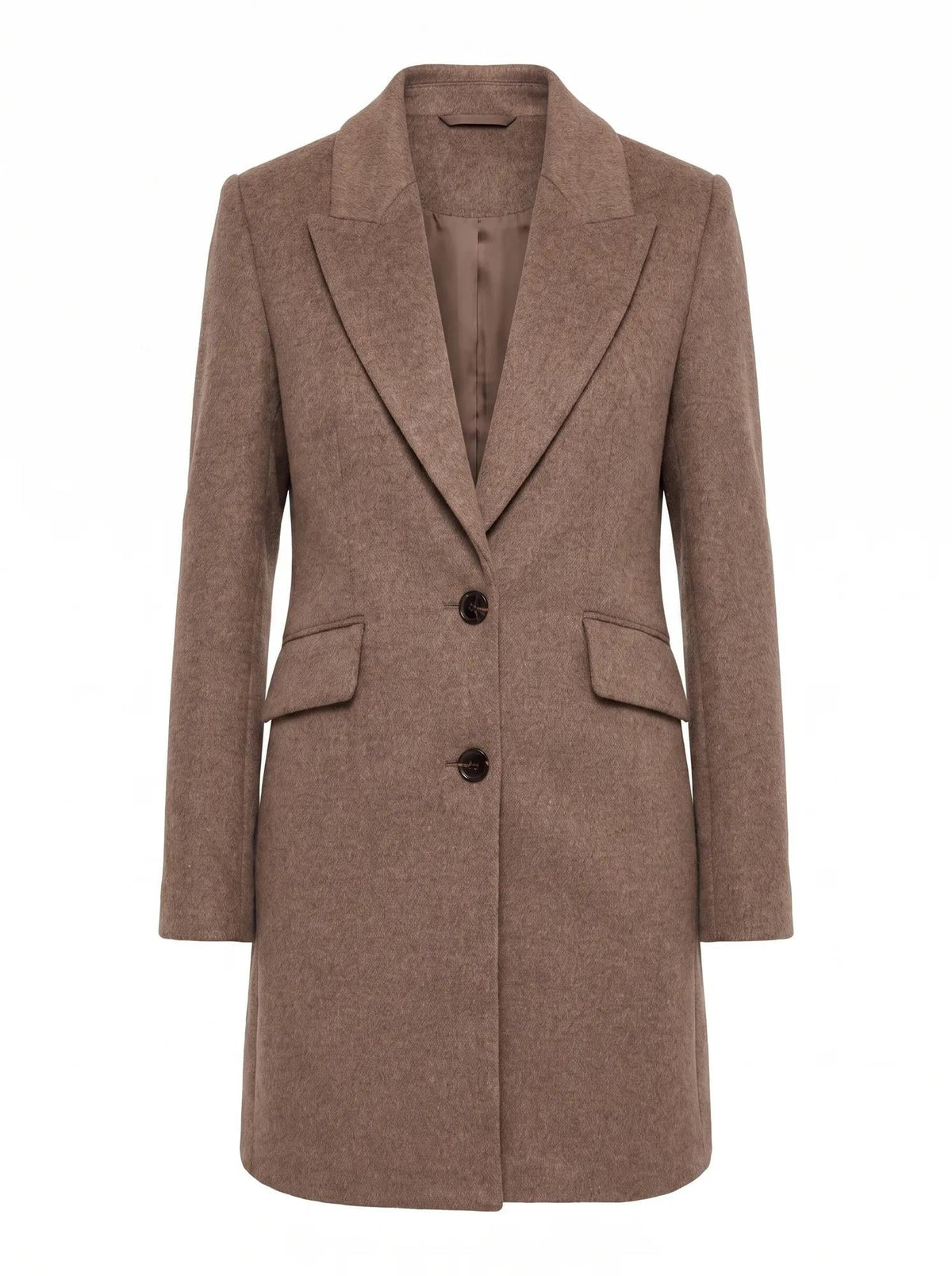 Avery Single Breasted Coat Maple Marle_mannequin