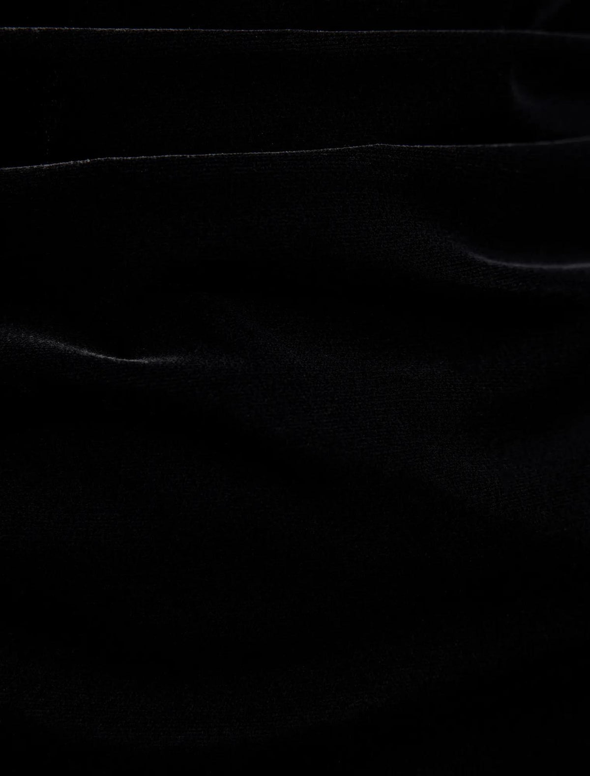 Iris High Neck Velvet Mini Dress Black
