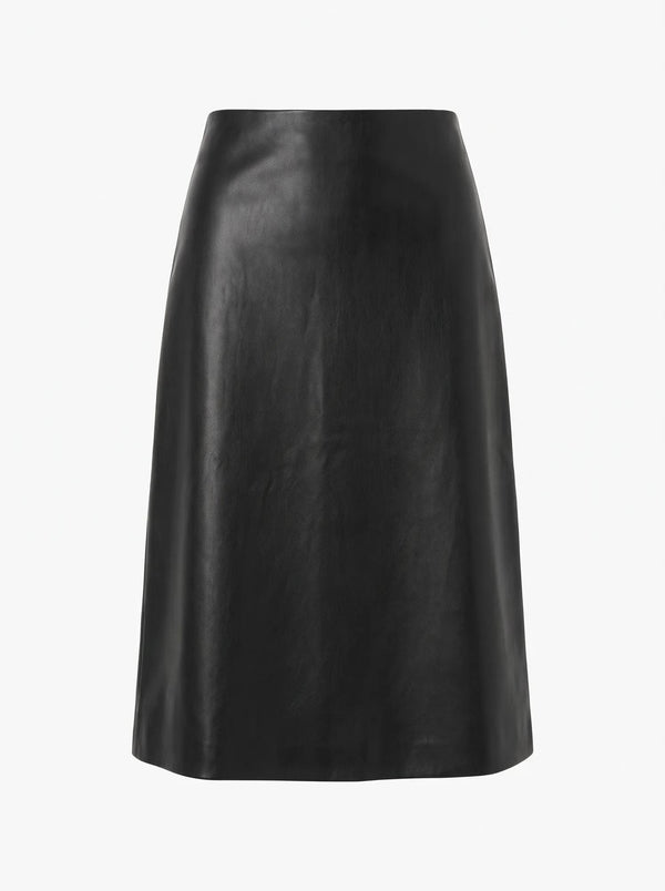 Gigi Faux Leather Pencil Skirt Black_mannequin