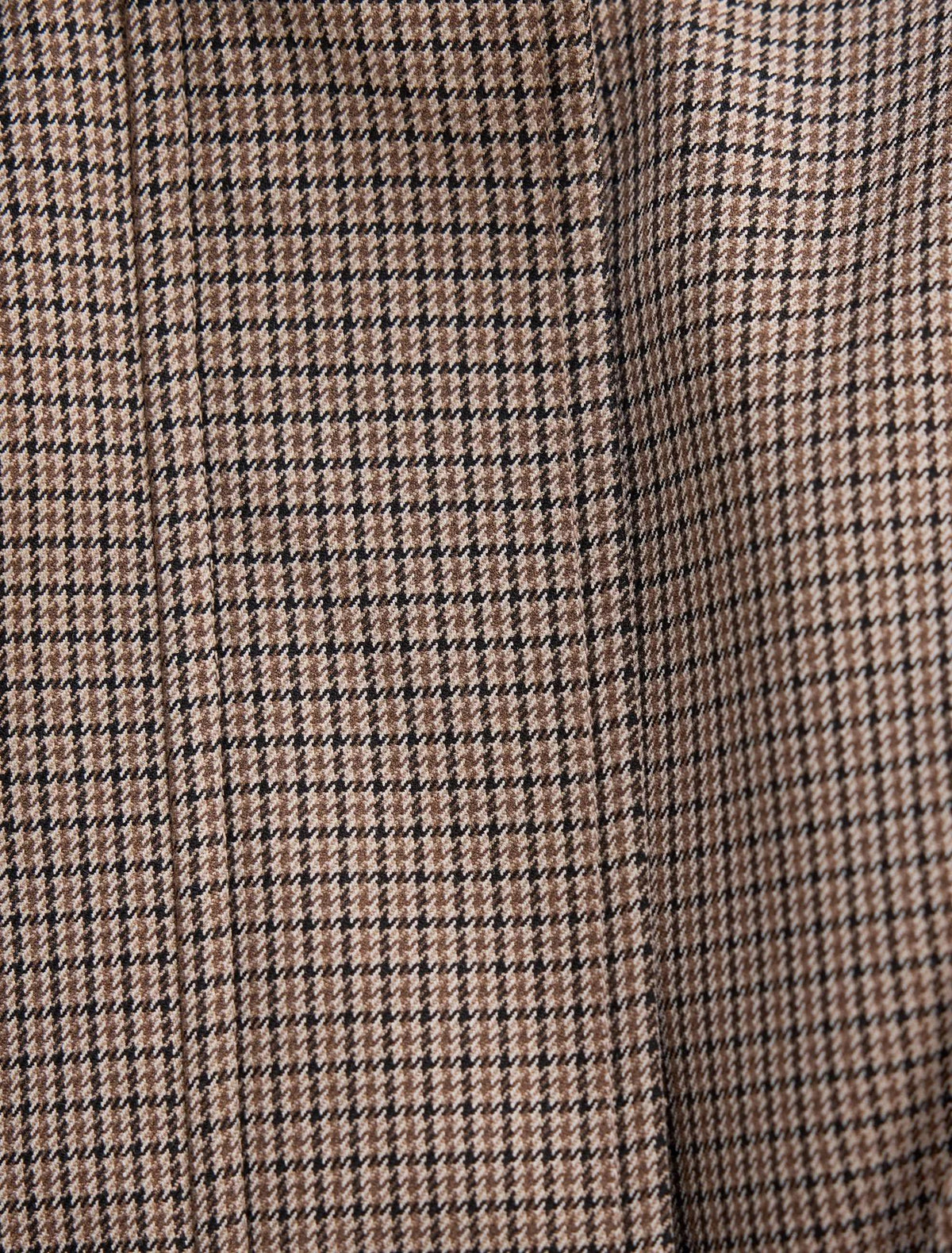 Hazel Petite Funnel Neck Jacket Micro Check Set