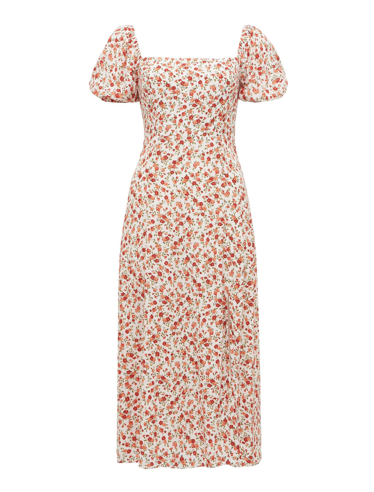 Brianna Printed Midi Dress Ashburn Ditsy_mannequin