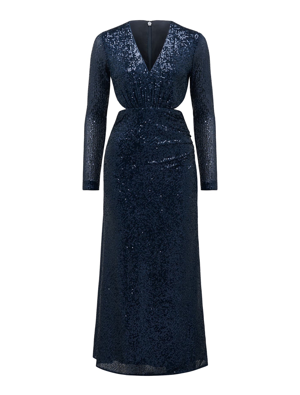 Rylie Sequin Cut-Out Dress Navy_mannequin