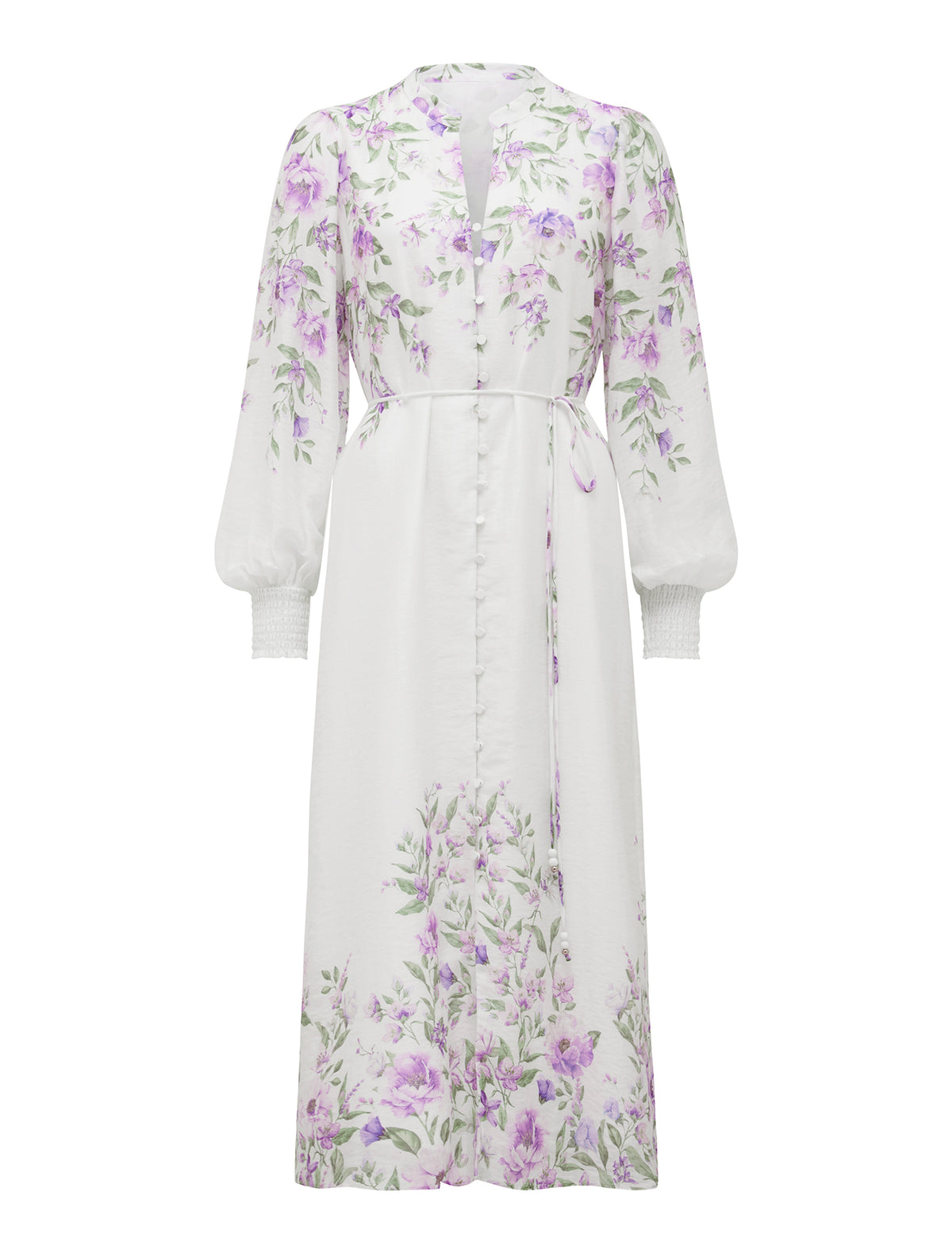 Olympia Printed Shirt Dress Alma Floral_mannequin