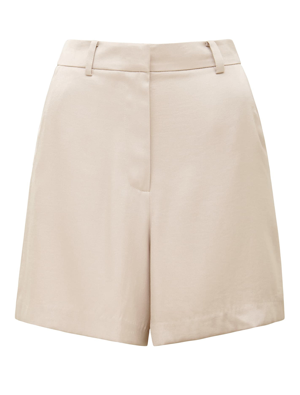 Alba Satin Shorts Silver Cloud Suit_mannequin