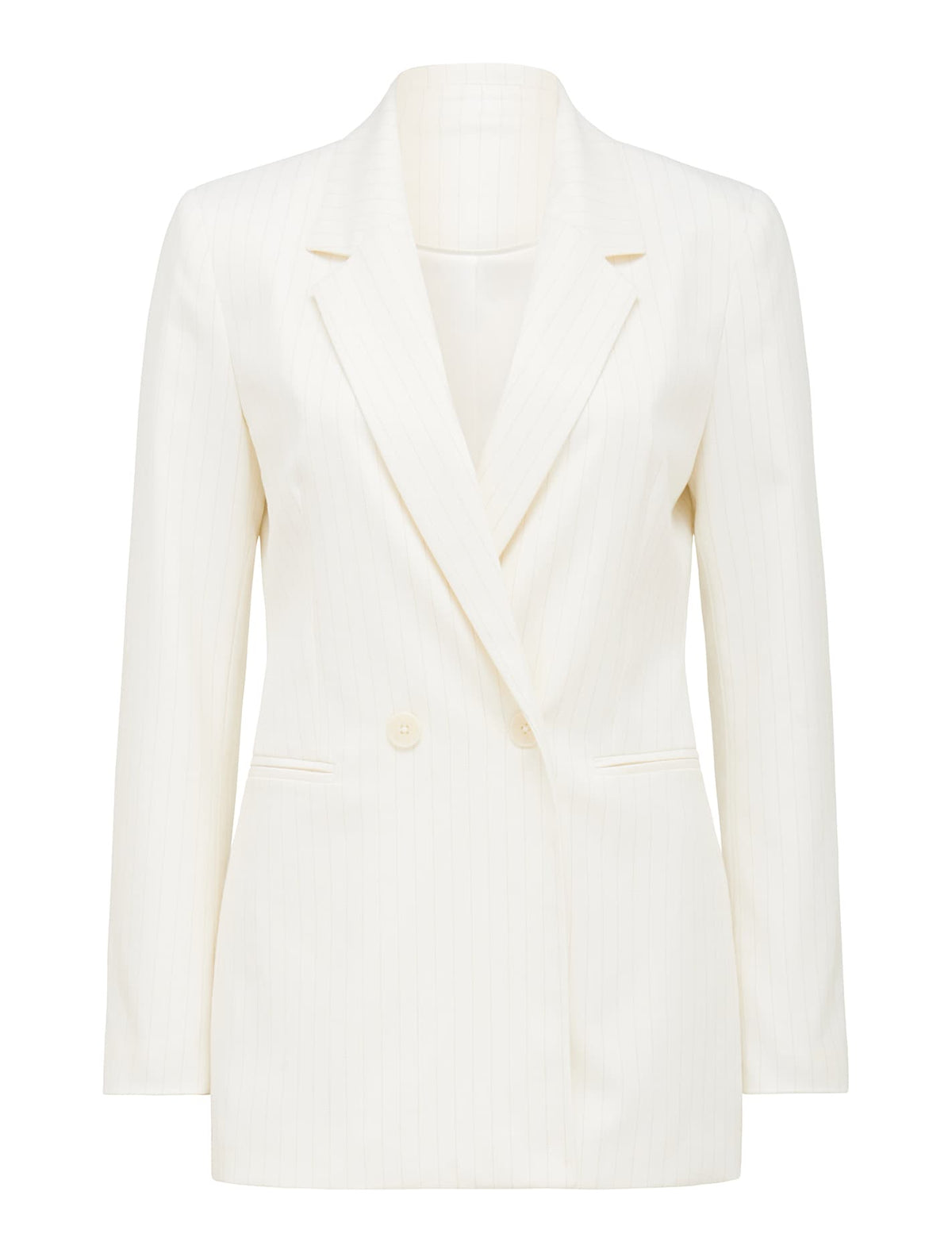 Elle Pinstripe Suit Ivory Pinstripe Suit_mannequin