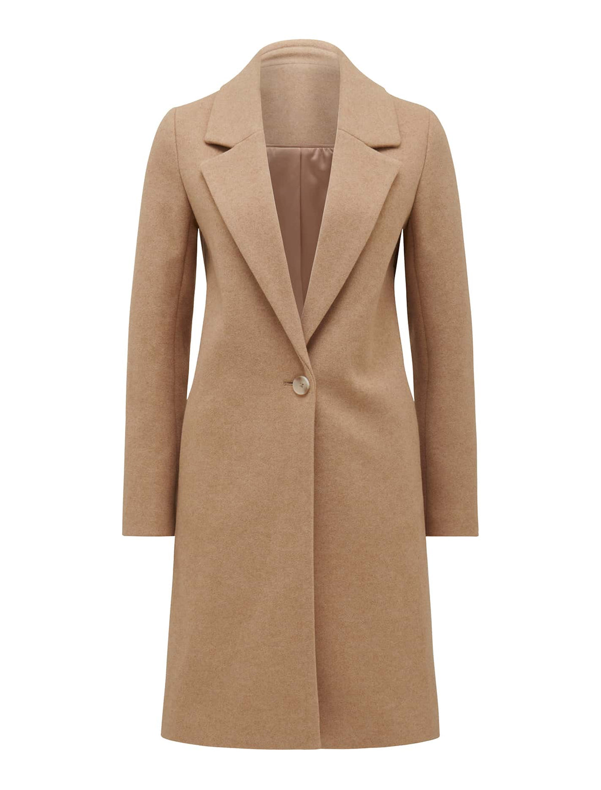 Billie Longline Coatigan Camel Marle_mannequin