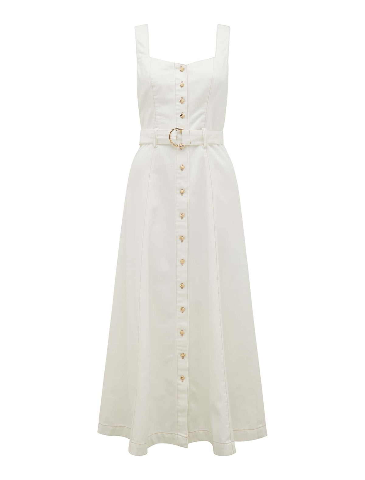 Maja Denim Dress Porcelain_mannequin