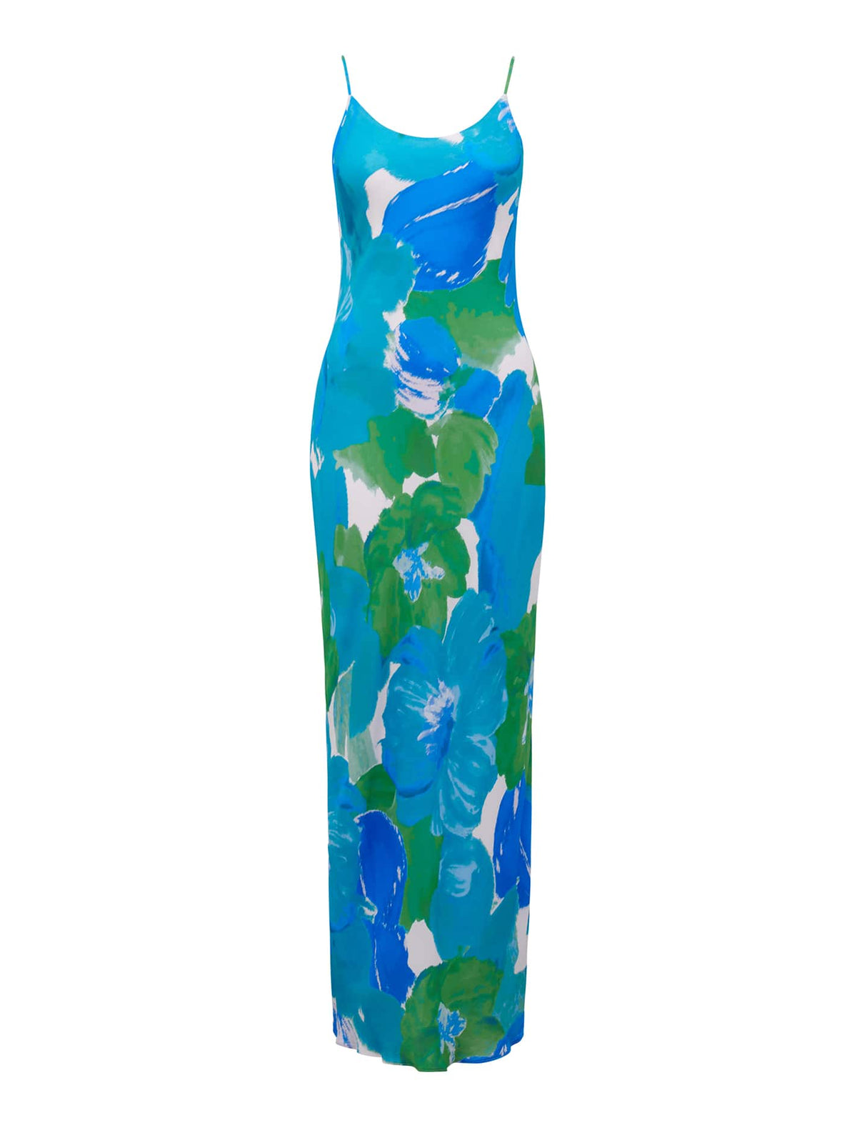 Valentina Strappy Slip Dress Blue Parker Floral_mannequin