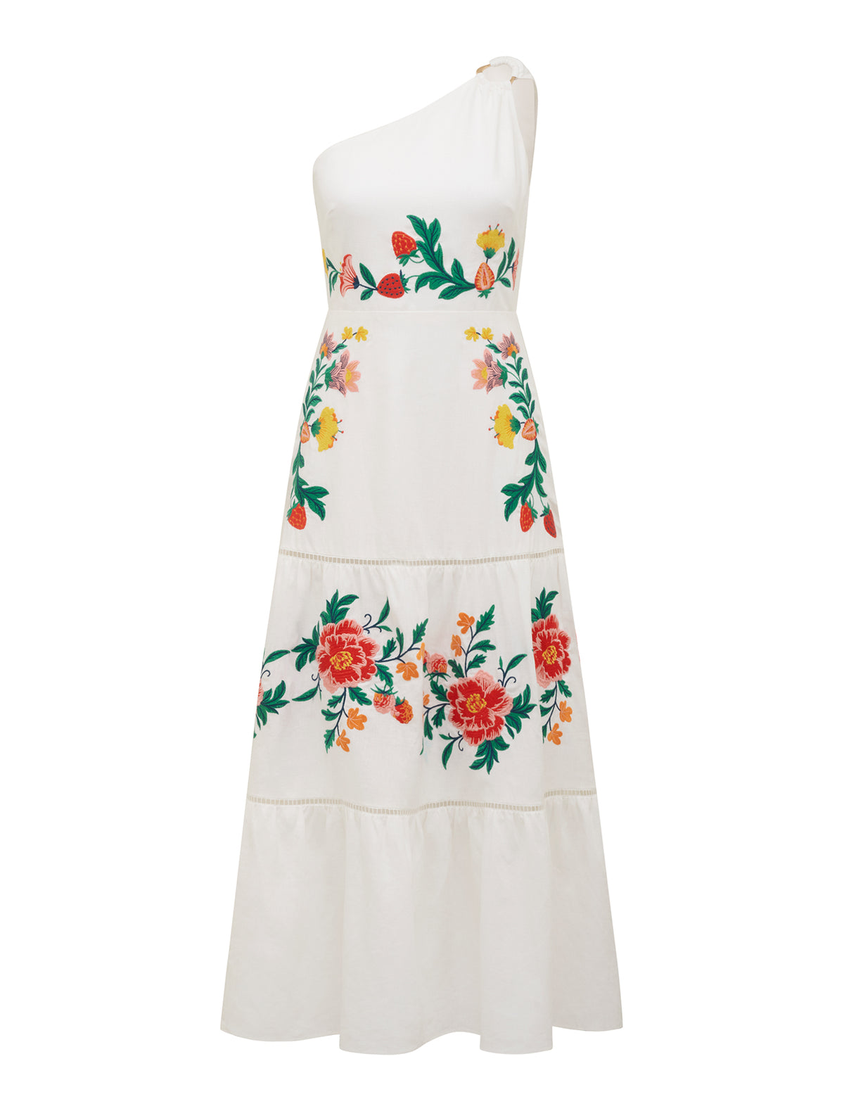 Ollie One Shoulder Maxi Dress Livia Floral_mannequin