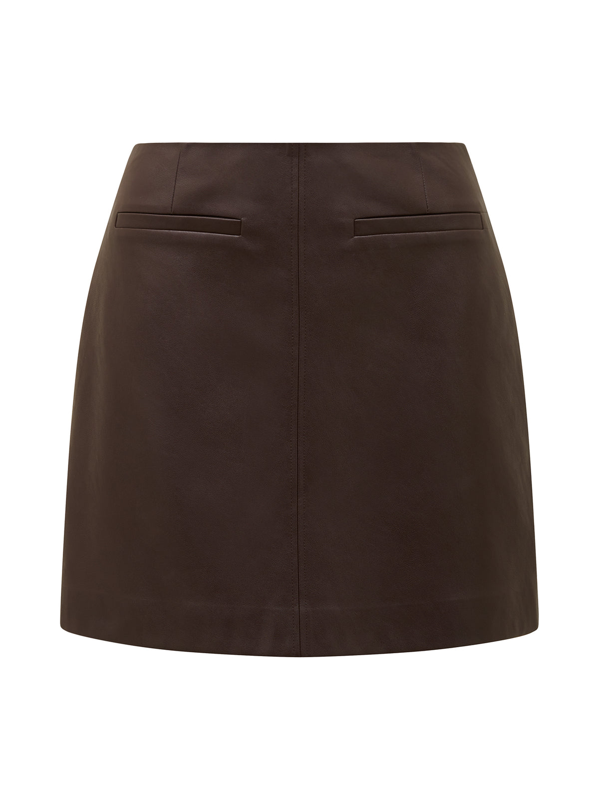 Addison Vegan Leather Mini Skirt Royal Berry_mannequin