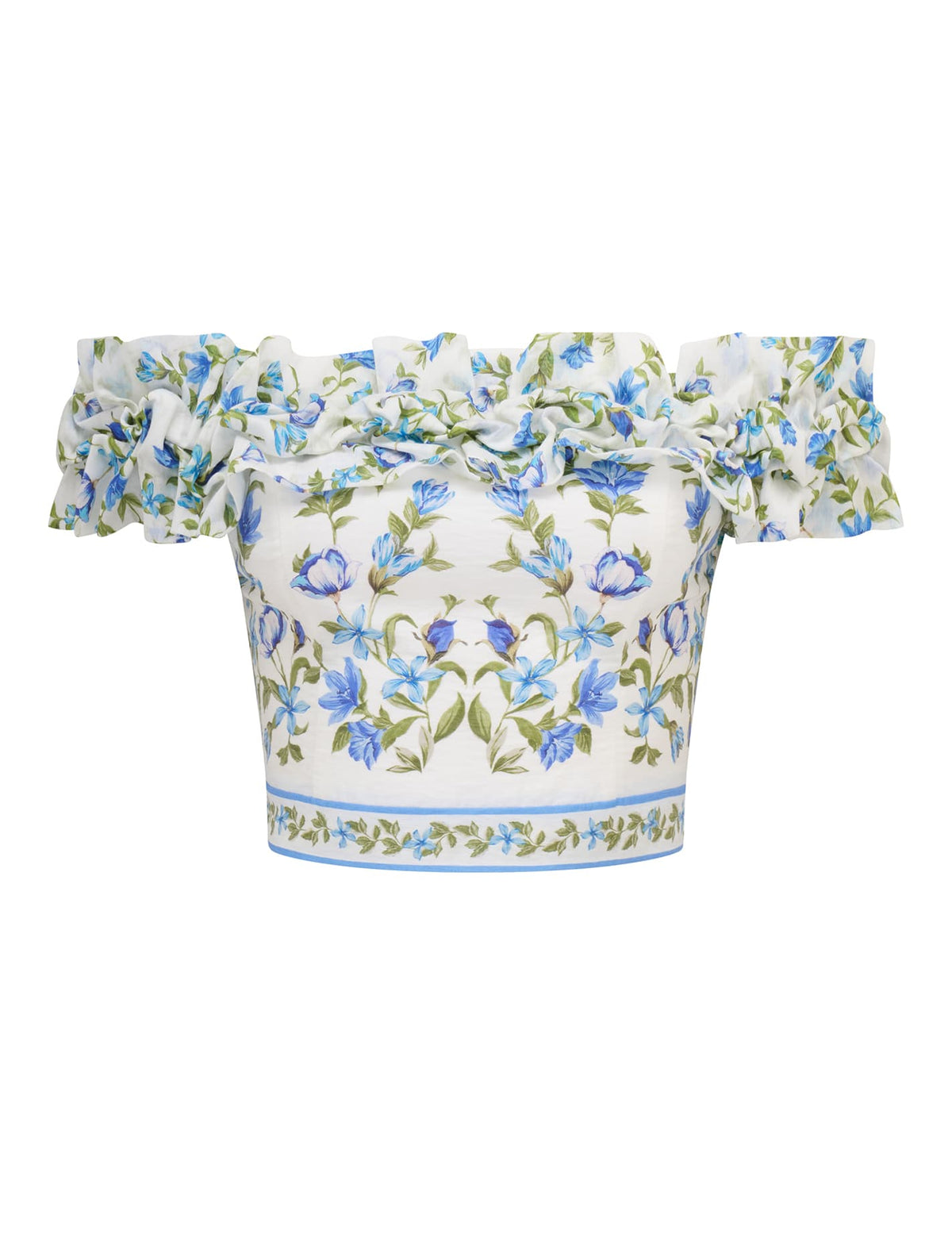 Cameron Off-Shoulder Top Bellview Floral Co-ord_mannequin
