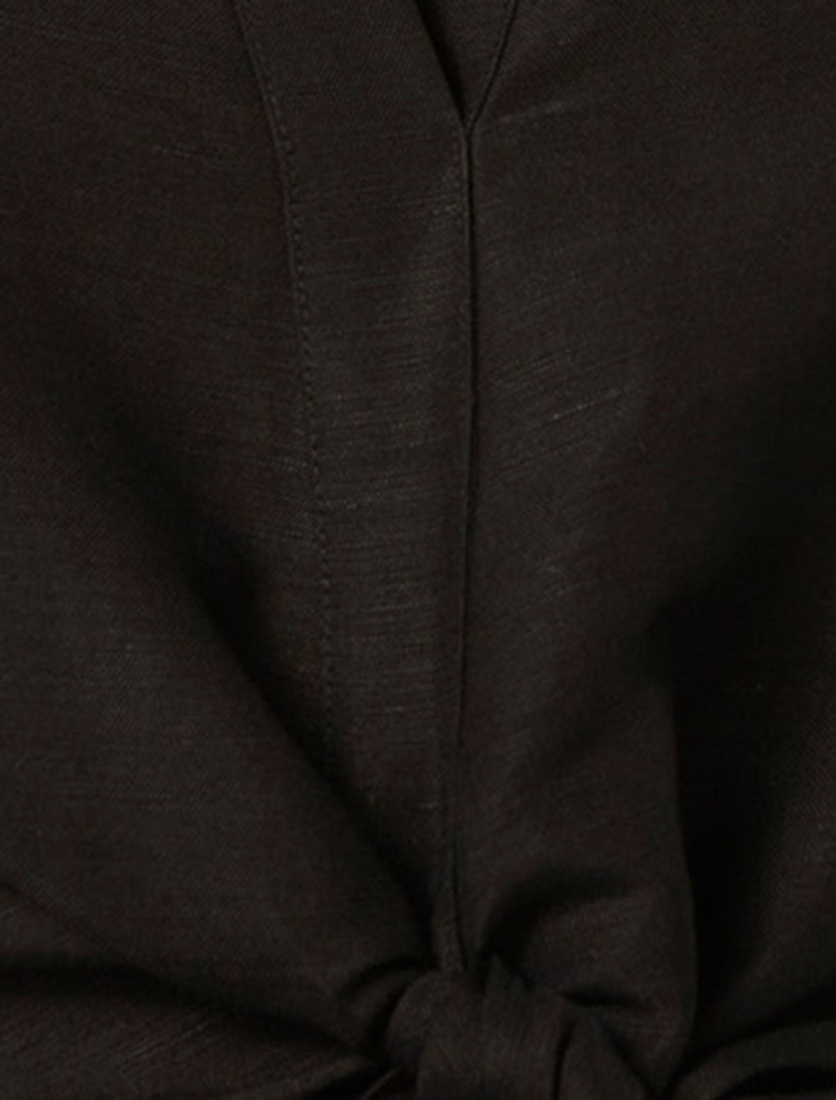 Tanya Tie-Front Shirt Black