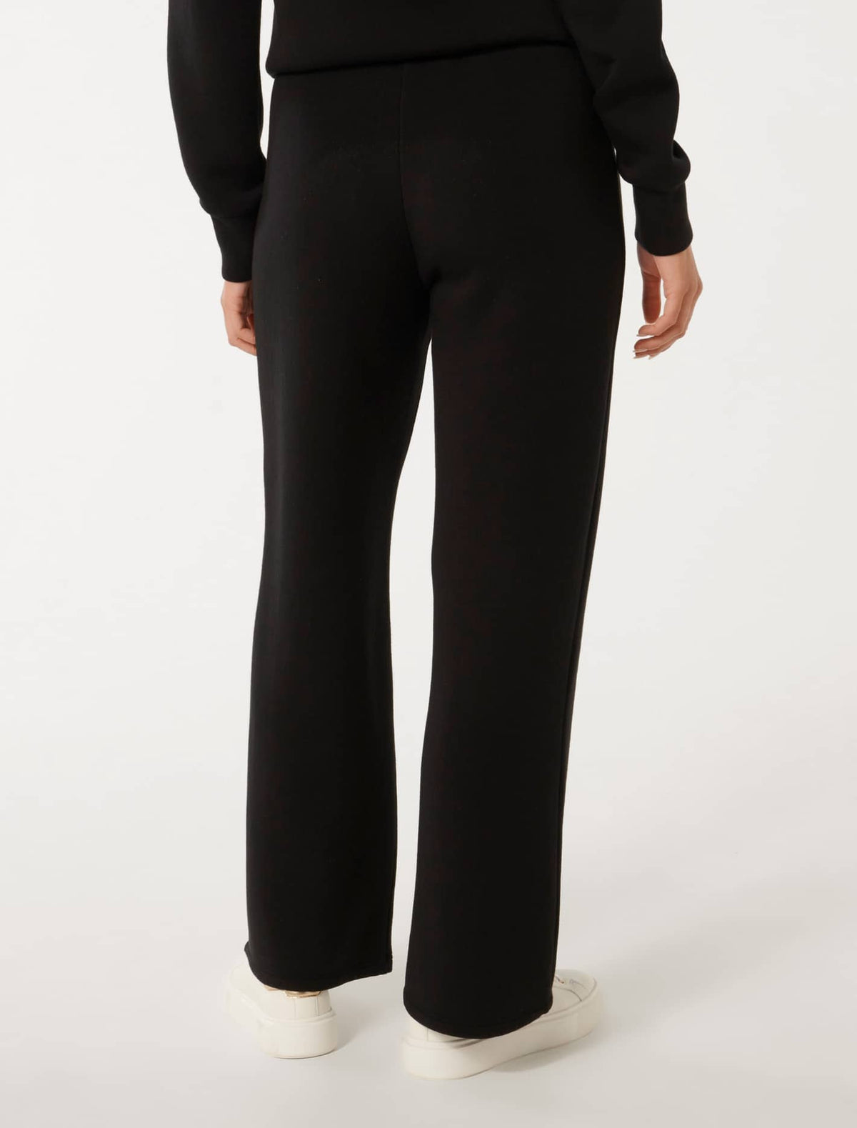 Tiana Wide Leg Sweatpants Black