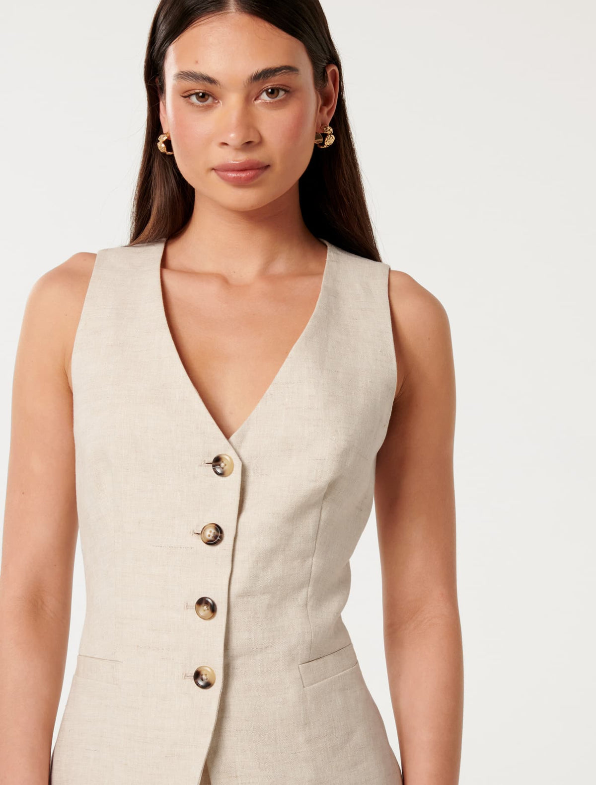 Alexa Waistcoat Natural Suit