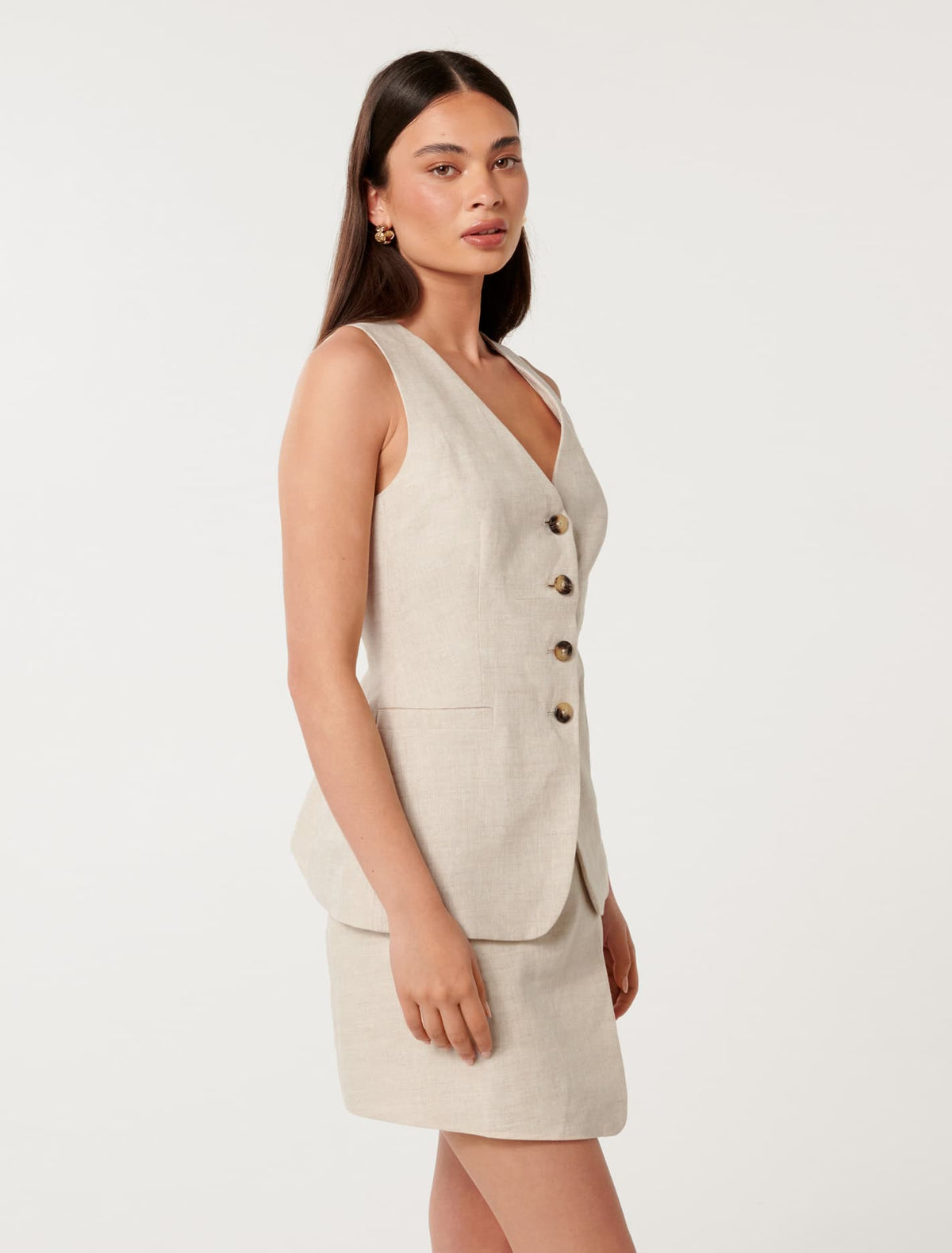 Alexa Waistcoat Natural Suit