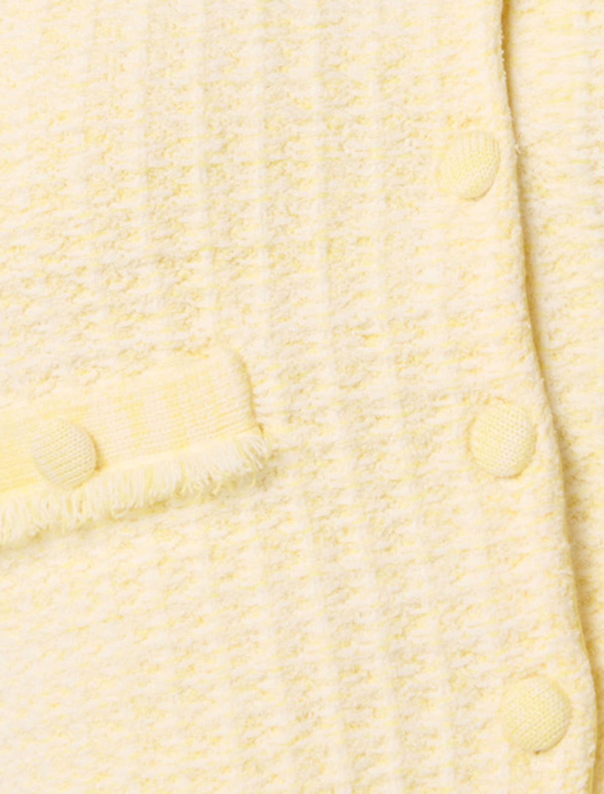 Aria Bouclé Knit Tank Lemon