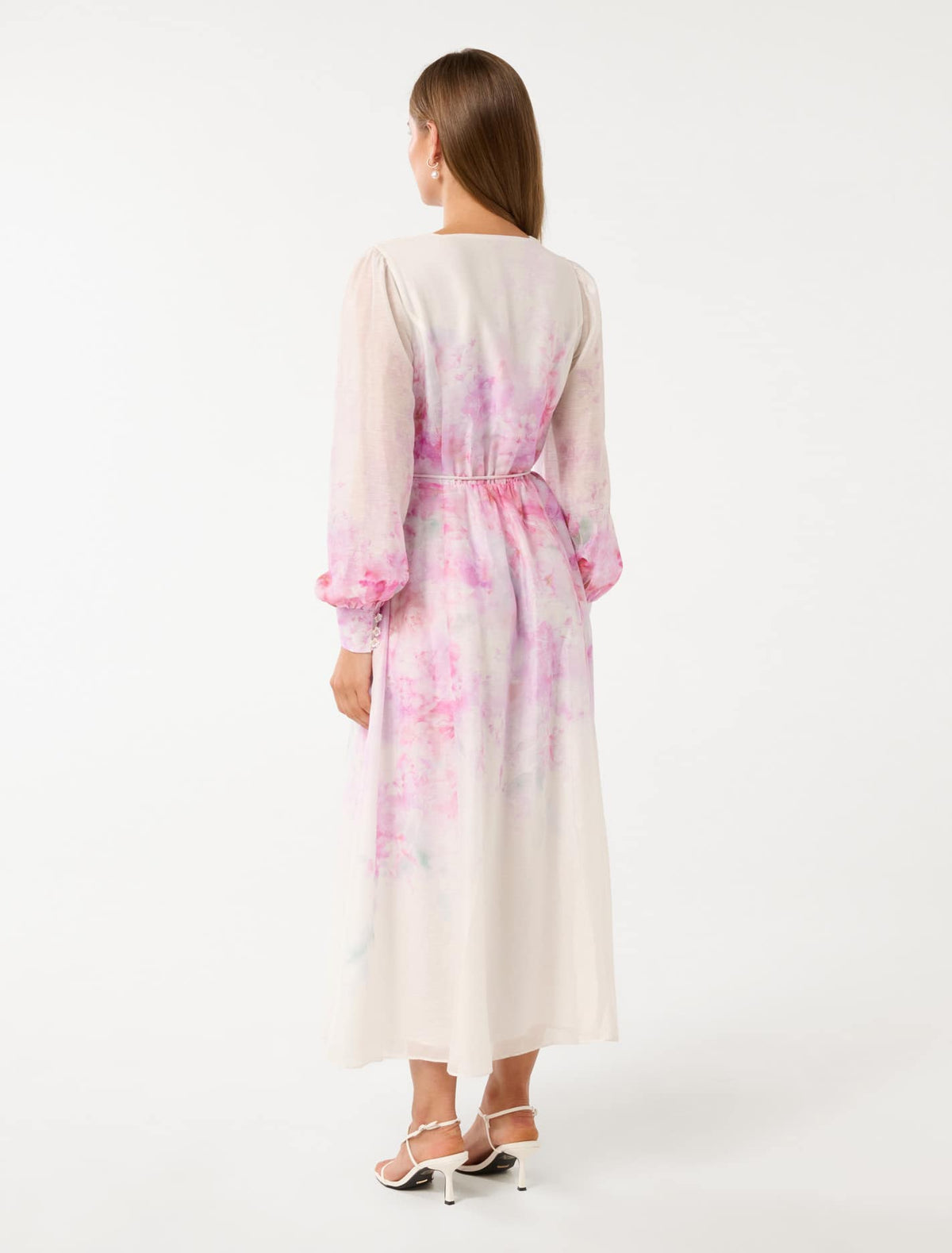 Kahlani Printed Midi Dress Fontaine Floral