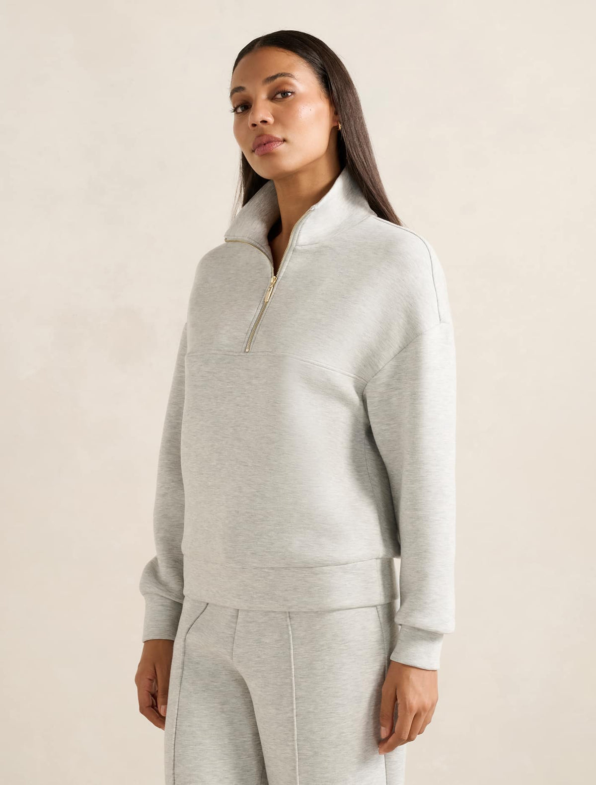 Lya Lounge Jumper Light Grey Marle