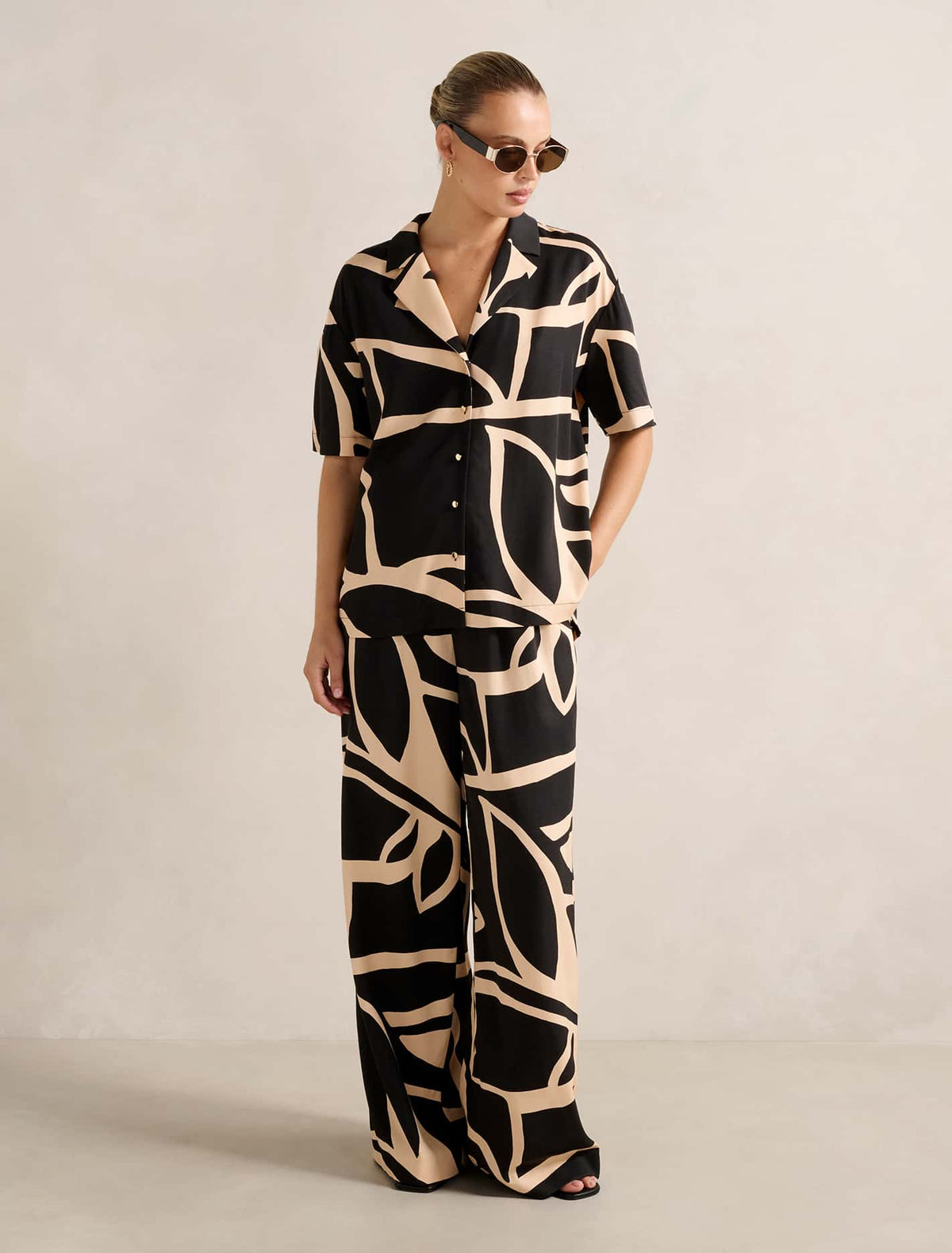 Flossie Printed Shirt Risley Co-ord