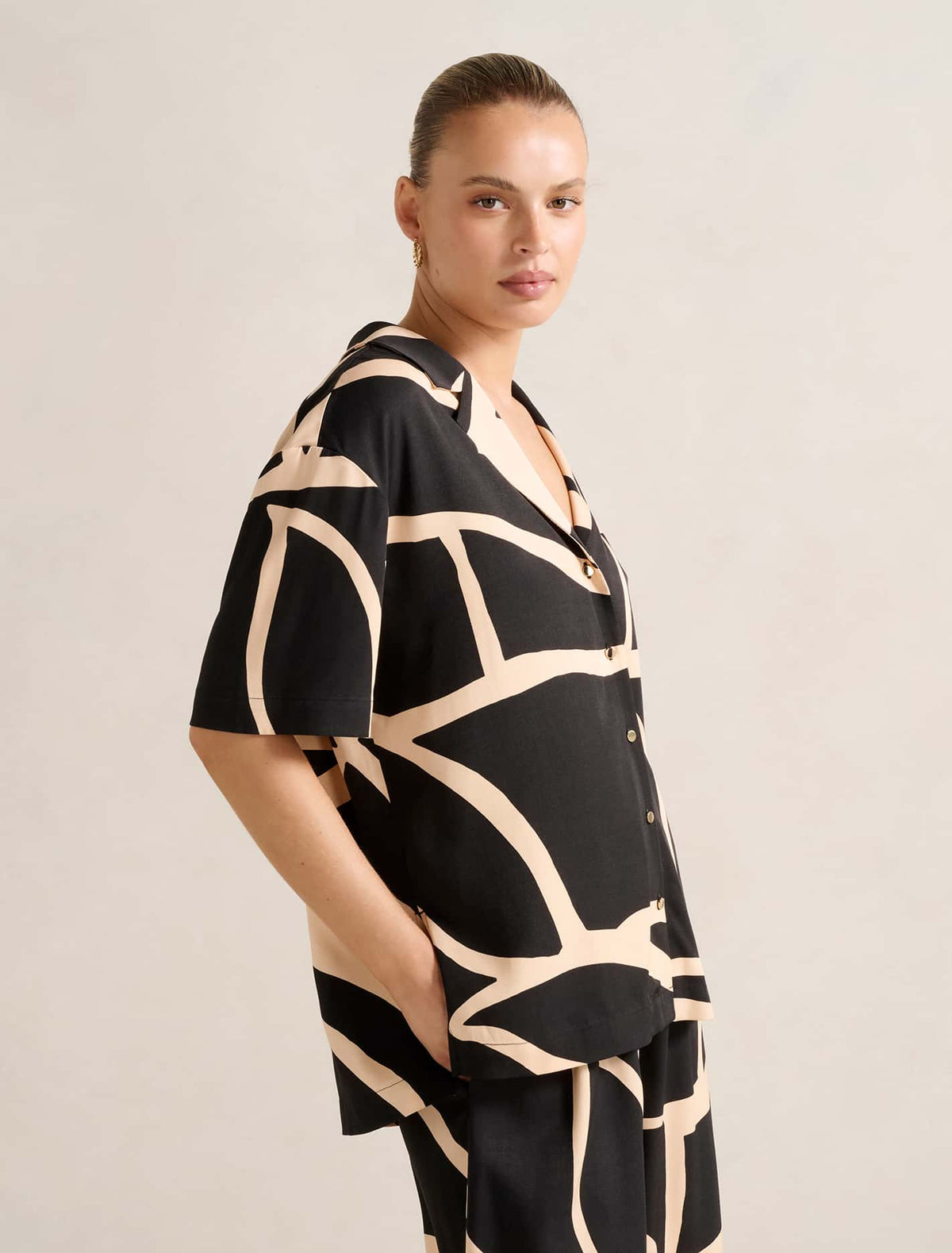Flossie Printed Shirt Risley Co-ord