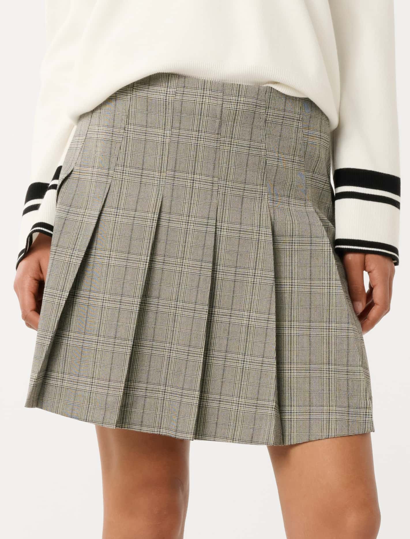Forever new silver pleated skirt hot sale