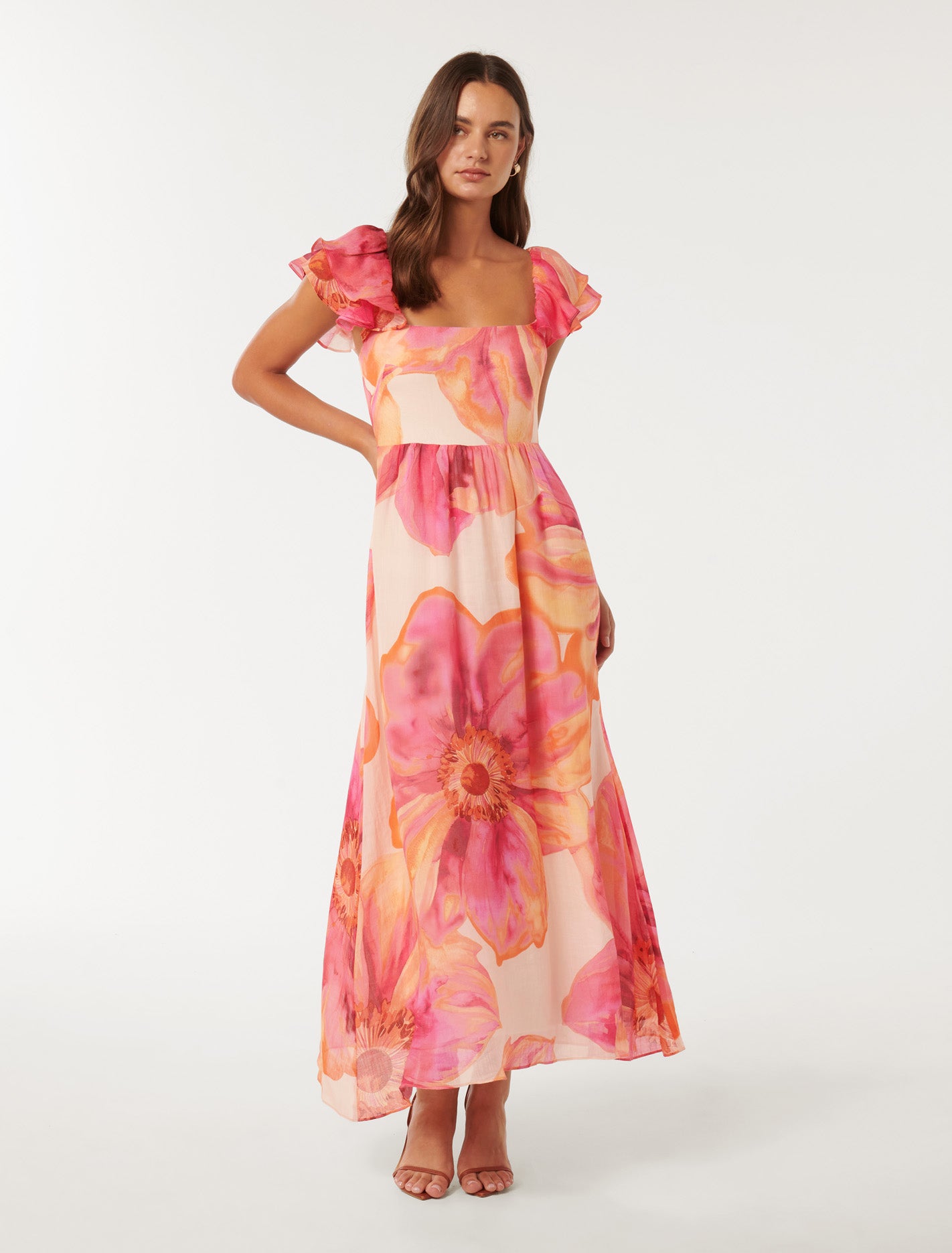 Darla Flutter Sleeve Midi - Women's Fashion | Forever New